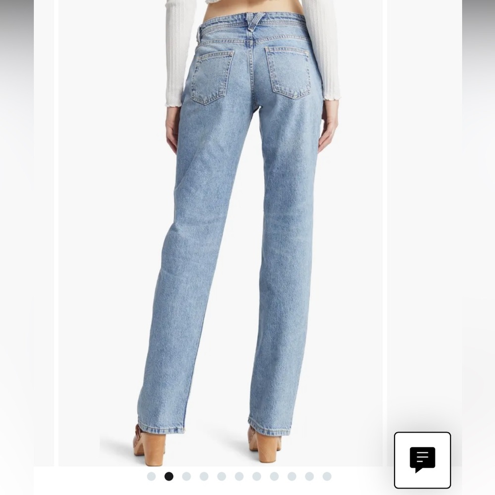 New with tags Shelby Boyfriend Jeans - light medium wash